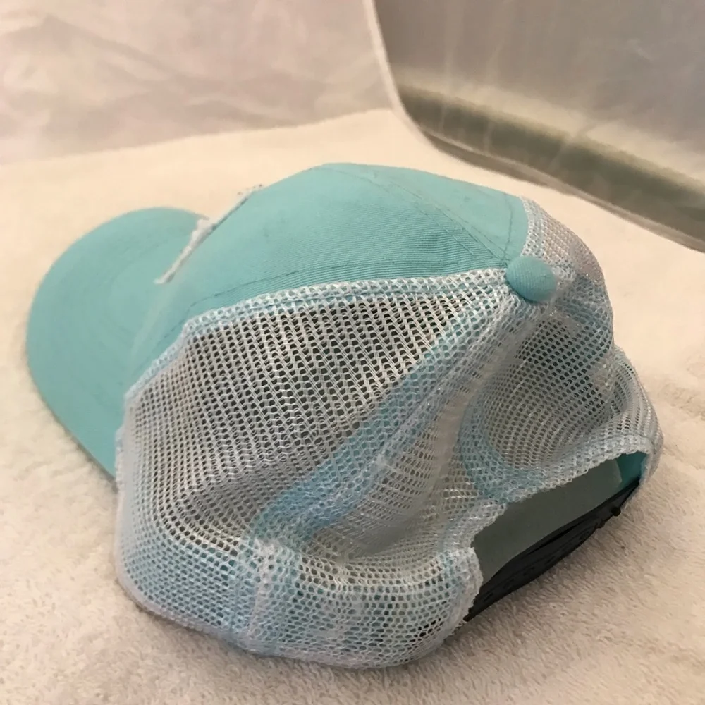 Rural King Headwear Women's American Flag Aqua SnapBack Adjustable Ball Cap